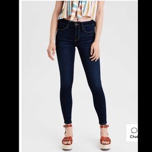 🦅 •AMERICAN EAGLE•🦅 •Dark Wash Jean Jeggings•